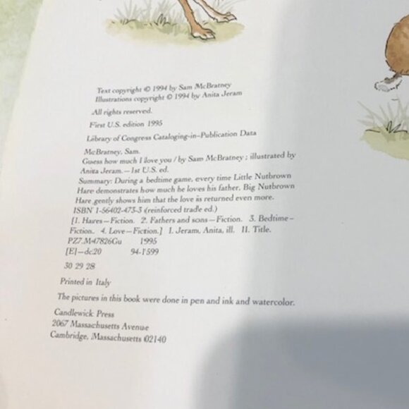 Guess How Much I Love You Vintage Book - Picture 9 of 11